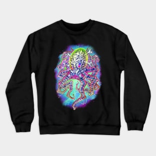 Skeleton Octopus Alien Crewneck Sweatshirt